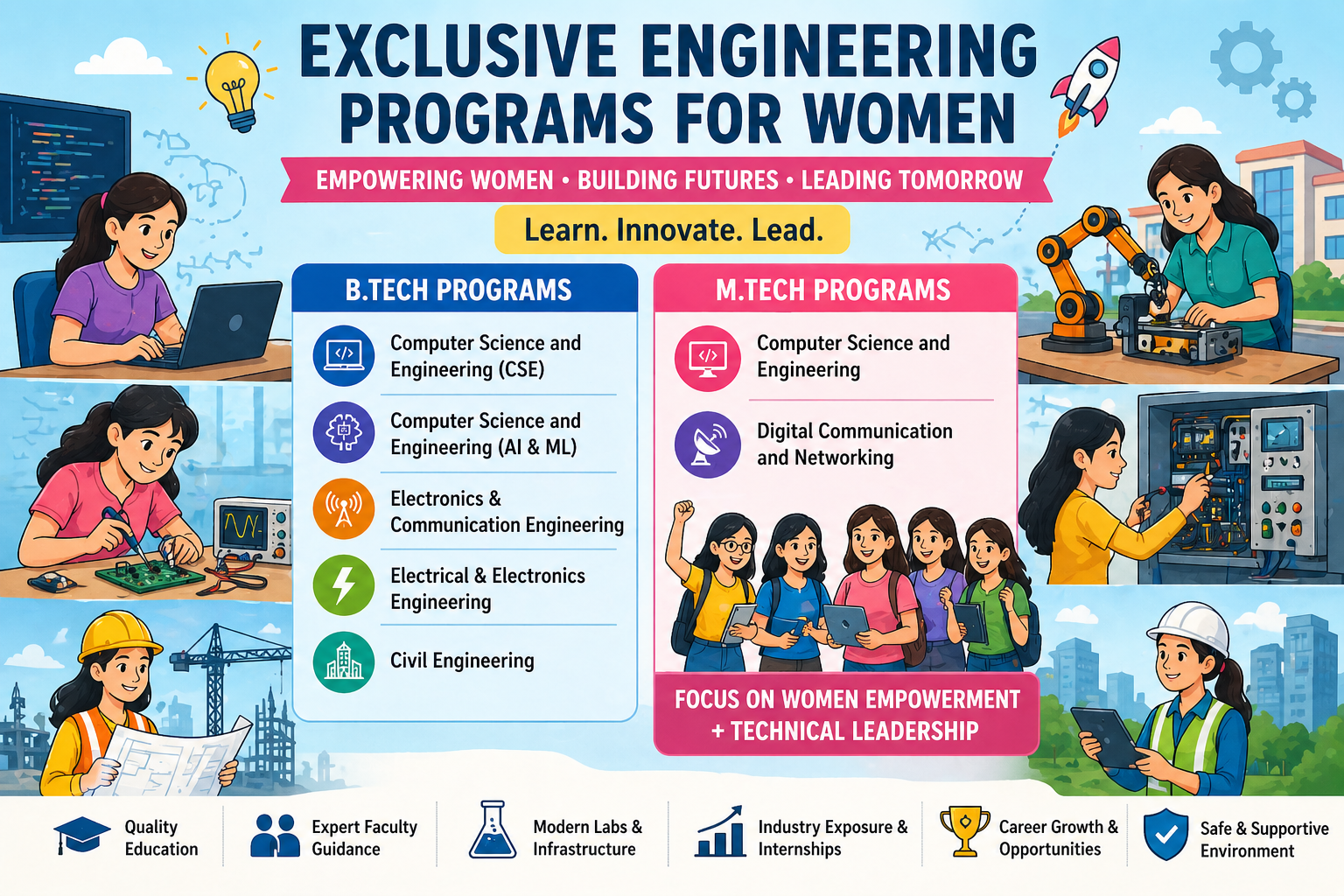 Exclusive Engineering Programs for Women