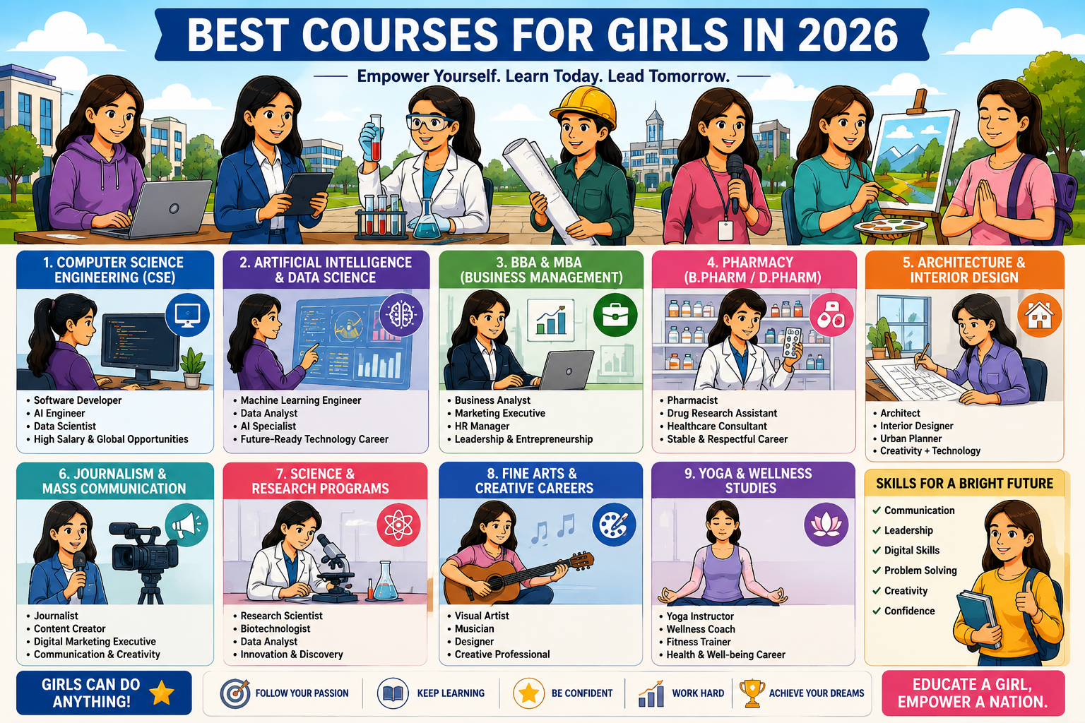 Best Courses for Girls in 2026
