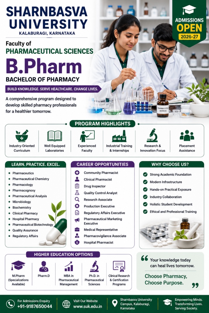 B.Pharm (Bachelor of Pharmacy)