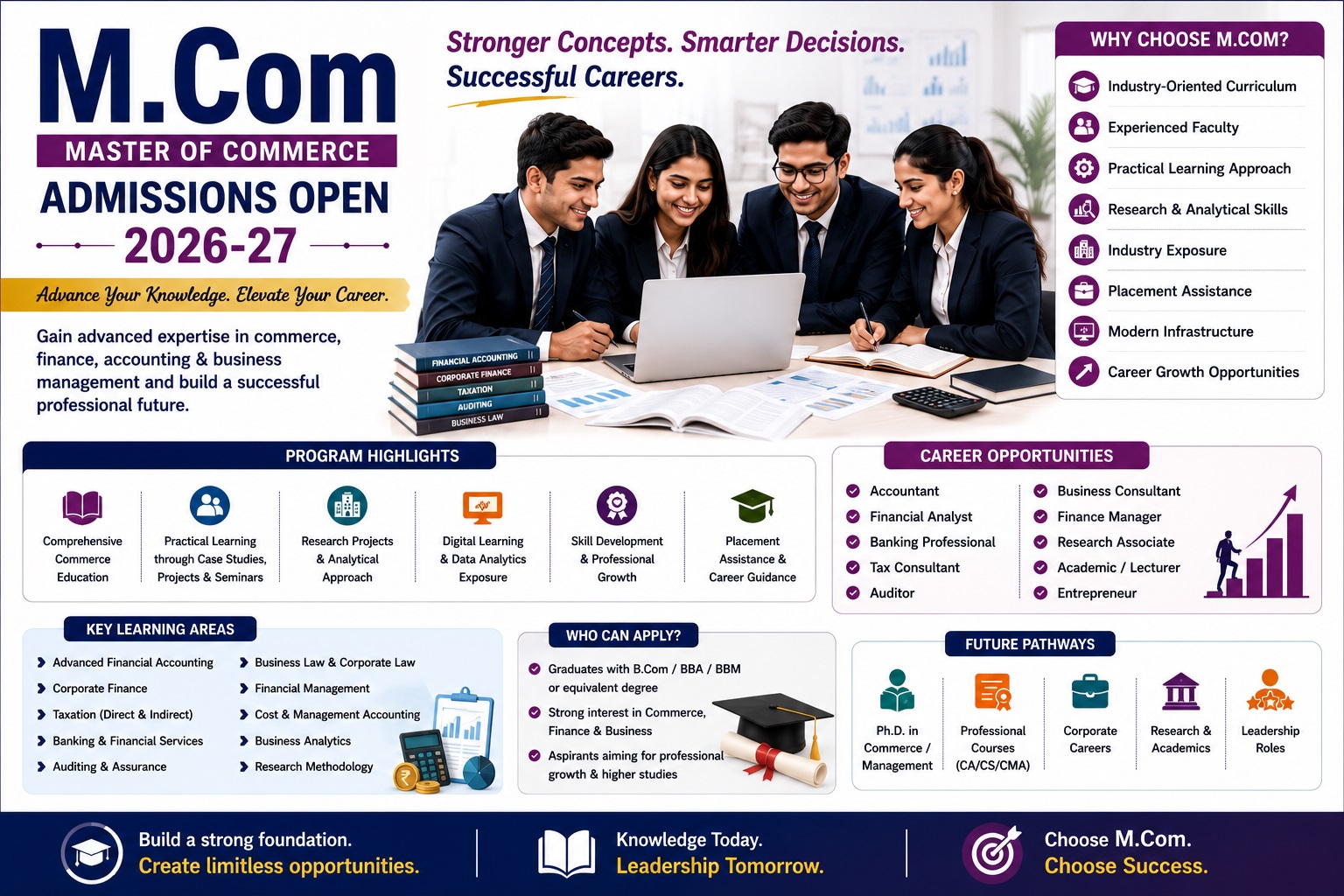 M.Com (Master of Commerce)