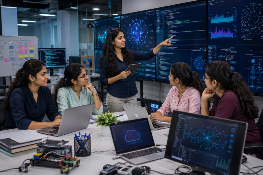 Explore M.Tech Computer Science and Engineering for Women at Sharnbasva University Kalaburagi. Build advanced careers in software engineering, AI, cloud computing, cyber security, research, and emerging technologies.