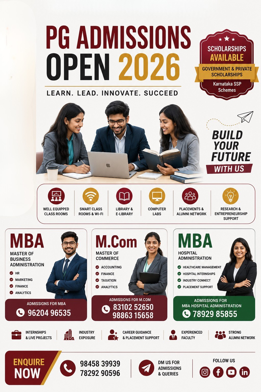 PG Admissions 2026–27