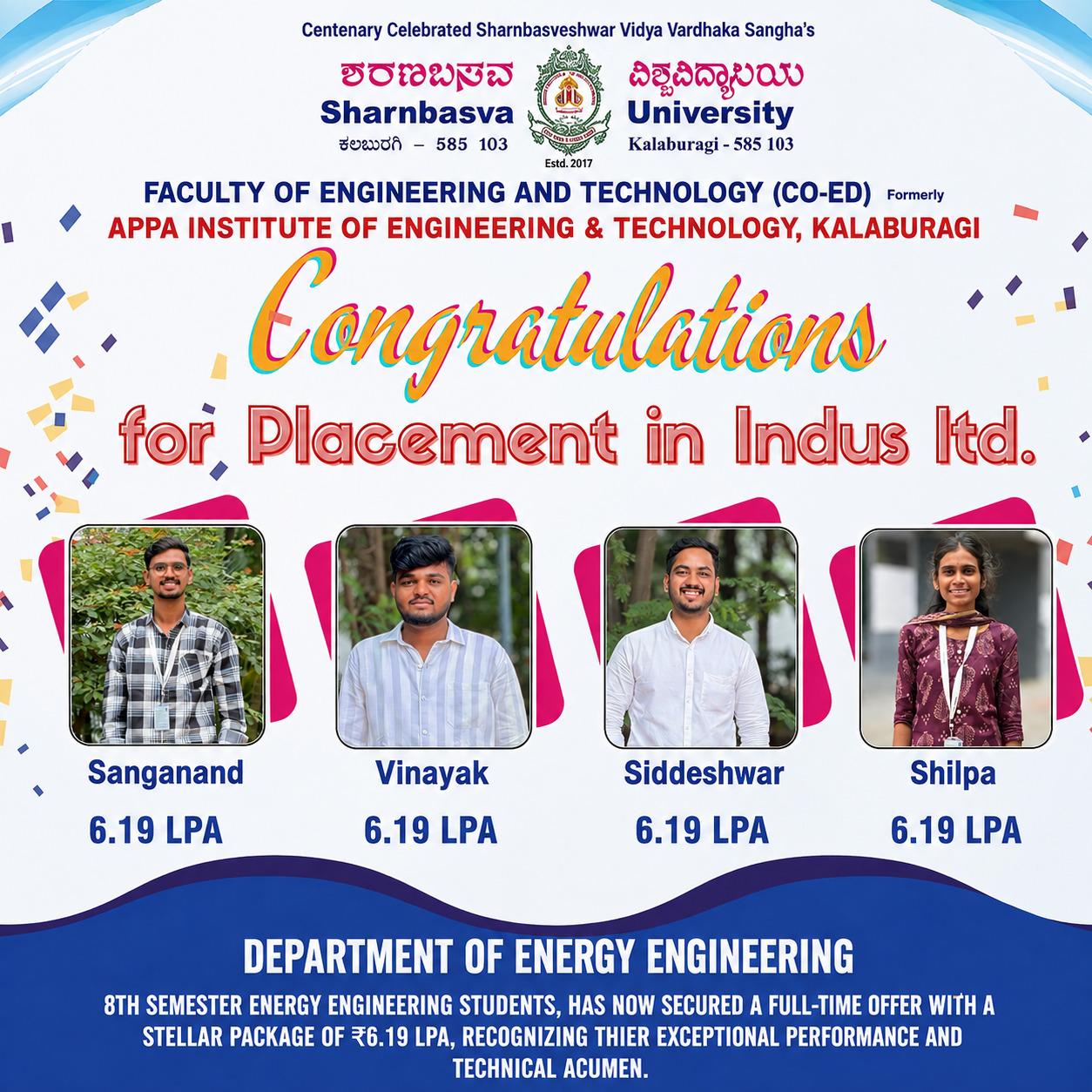 Energy Engineering Placements